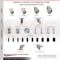 Service Caster 3.5 Inch 316SS Gray Polyurethane 10mm Threaded Stem Caster Lock Brake, 2PK SCC-SS316TSTTL20S3514-PPUB-M1015-2S2 - alternate 4